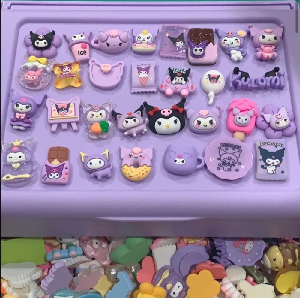 Scoop of 30 Hello Kitty Sanrio Inspired Charms for DIYs